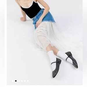 Steve Madden Vinetta Rhinestone Ballet Flat